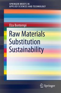 Book Cover for Raw Materials Substitution Sustainability by 
