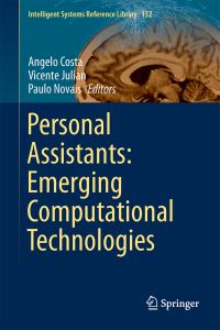Book Cover for Personal Assistants by Angelo Costa, Vicente Julian, Paulo Novais
