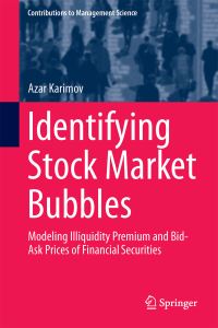 Book Cover for Identifying Stock Market Bubbles by Azar Karimov