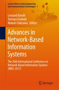 Book Cover for Advances in Network-Based Information Systems by Leonard Barolli, Tomoya Enokido, Makoto Takizawa