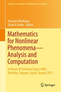 Book Cover for Mathematics for Nonlinear Phenomena - Analysis and Computation by Yasunori Maekawa, Shuichi Jimbo