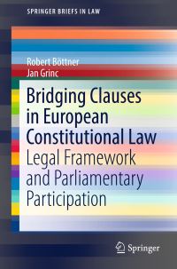 Book Cover for Bridging Clauses in European Constitutional Law by Robert Böttner, Jan Grinc