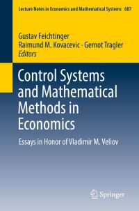 Book Cover for Control Systems and Mathematical Methods in Economics by Gustav Feichtinger, Raimund M Kovacevic, Gernot Tragler