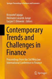 Book Cover for Contemporary Trends and Challenges in Finance by Krzysztof Jajuga, Hermann LocarekJunge, Lucjan T Orlowski