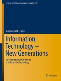 Book Cover for Information Technology - New Generations by Shahram Latifi
