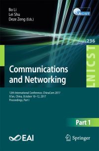 Book Cover for Communications and Networking by Bo Li, Lei Shu, Deze Zeng