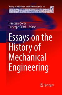 Book Cover for Essays on the History of Mechanical Engineering by Francesco Sorge, Giuseppe Genchi