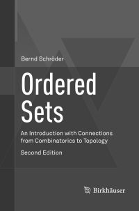Book Cover for Ordered Sets by Bernd Schröder