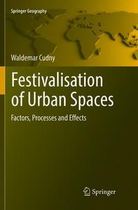 Book Cover for Festivalisation of Urban Spaces by Waldemar Cudny