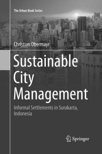 Book Cover for Sustainable City Management by Christian Obermayr