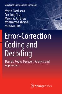 Book Cover for Error-Correction Coding and Decoding by Martin Tomlinson, Cen Jung Tjhai, Marcel A Ambroze, Mohammed Ahmed, Mubarak Jibril