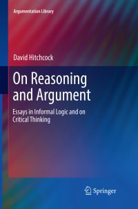 Book Cover for On Reasoning and Argument by David Hitchcock