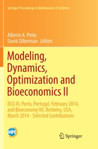 Book Cover for Modeling, Dynamics, Optimization and Bioeconomics II by Alberto A Pinto, David Zilberman