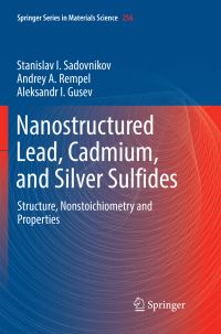 Book Cover for Nanostructured Lead, Cadmium, and Silver Sulfides by Stanislav I Sadovnikov, Andrey A Rempel, Aleksandr I Gusev