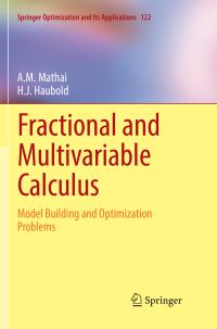 Book Cover for Fractional and Multivariable Calculus by AM Mathai, HJ Haubold