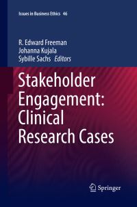 Book Cover for Stakeholder Engagement by R Edward Freeman, Johanna Kujala, Sybille Sachs