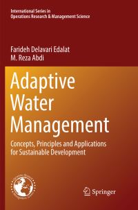 Book Cover for Adaptive Water Management by Farideh Delavari Edalat, M Reza Abdi
