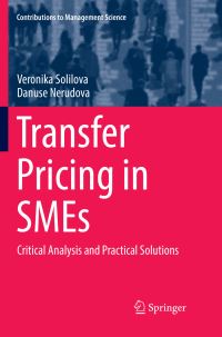Book Cover for Transfer Pricing in SMEs by Veronika Solilova, Danuse Nerudova