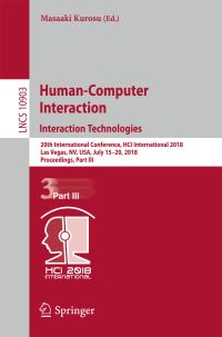 Book Cover for Human-Computer Interaction. Interaction Technologies Information Systems and Applications, Incl. Internet/Web, and HCI by Masaaki Kurosu