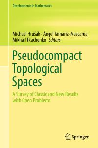 Book Cover for Pseudocompact Topological Spaces by Michael Hrusák, Ángel TamarizMascarúa, Mikhail Tkachenko