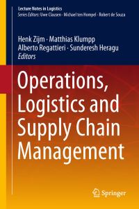 Book Cover for Operations, Logistics and Supply Chain Management by Henk Zijm, Matthias Klumpp, Alberto Regattieri, Sunderesh Heragu