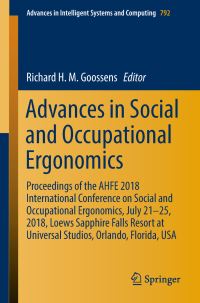 Book Cover for Advances in Social and Occupational Ergonomics by Richard H M Goossens