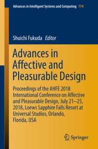 Book Cover for Advances in Affective and Pleasurable Design by Shuichi Fukuda