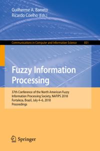 Book Cover for Fuzzy Information Processing by Guilherme A Barreto, Ricardo Coelho