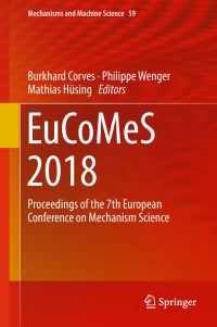 Book Cover for EuCoMeS 2018 by Burkhard Corves, Philippe Wenger, Mathias Hüsing