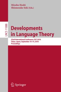 Book Cover for Developments in Language Theory Theoretical Computer Science and General Issues by Mizuho Hoshi, Shinnosuke Seki