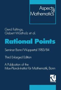 Book Cover for Rational Points by Gerd Faltings, Gisbert Wüstholz
