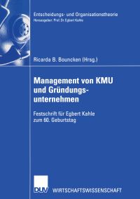 Book Cover for Management Von KMU Und Gründungsunternehmen by Ricarda B Bouncken