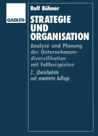 Book Cover for Strategie Und Organisation by Rolf Bühner