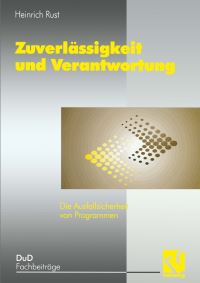 Book Cover for Zuverlässigkeit Und Verantwortung by Heinrich Rust