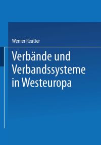 Book Cover for Verbände Und Verbandssysteme in Westeuropa by Werner Reutter