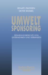 Book Cover for Umweltsponsoring by Renate Zillessen
