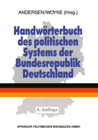 Book Cover for Handwörterbuch Des Politischen Systems Der Bundesrepublik Deutschland by Uwe Andersen