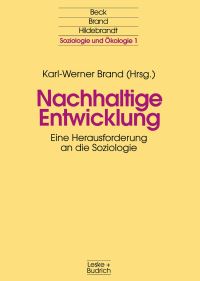 Book Cover for Nachhaltige Entwicklung by KarlWerner Brand