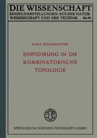 Book Cover for Einführung in Die Kombinatorische Topologie by Kurt Reidemeister