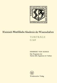 Book Cover for Das Programm Der Stanza Della Segnatura Im Vatikan by Herbert von Einem