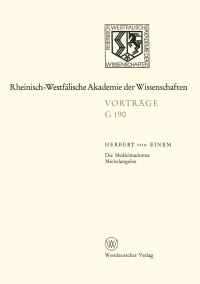 Book Cover for Die Medicimadonna Michelangelos by Herbert von Einem