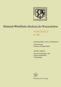 Book Cover for Clusteranionen by HansGeorg von Schnering, Arndt Simon