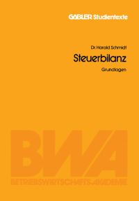 Book Cover for Steuerbilanz by Harald Schmidt