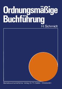 Book Cover for Ordnungsmäige Buchführung by Harald Schmidt