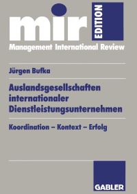Book Cover for Auslandsgesellschaften Internationaler Dienstleistungsunternehmen by Jürgen Bufka