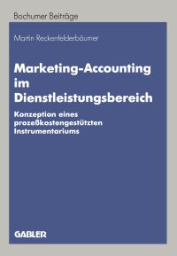 Book Cover for Marketing-Accounting Im Dienstleistungsbereich by Martin Reckenfelderbäumer