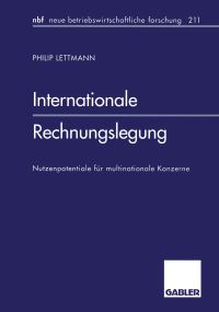 Book Cover for Internationale Rechnungslegung by Philip Lettmann