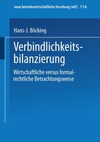 Book Cover for Verbindlichkeitsbilanzierung by HansJ Böcking