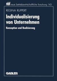 Book Cover for Individualisierung Von Unternehmen by Regina Ruppert
