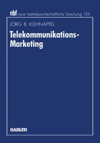 Book Cover for Telekommunikations-Marketing by Jörg B Kühnapfel